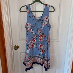 NWT Three Pink Hearts floral dress